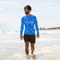 GLO Deep Blue Men's Rash Guard